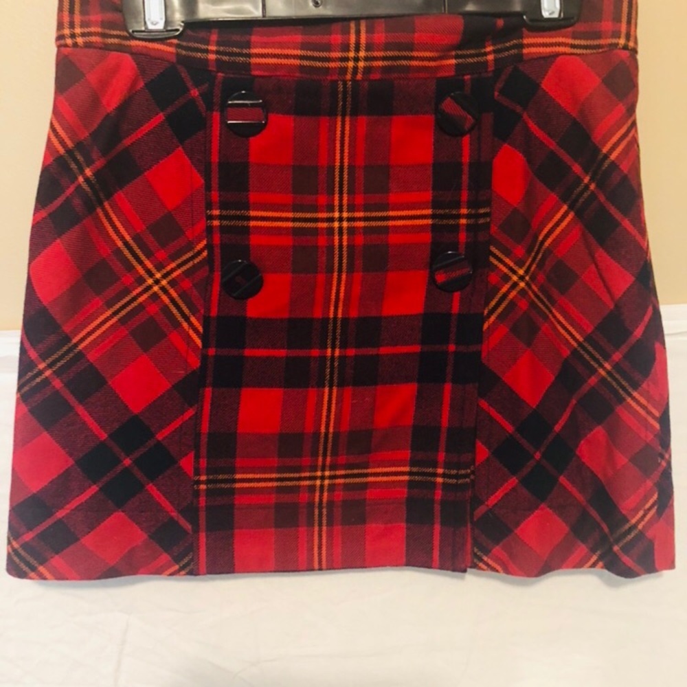 L.A.M.B plaid skirt